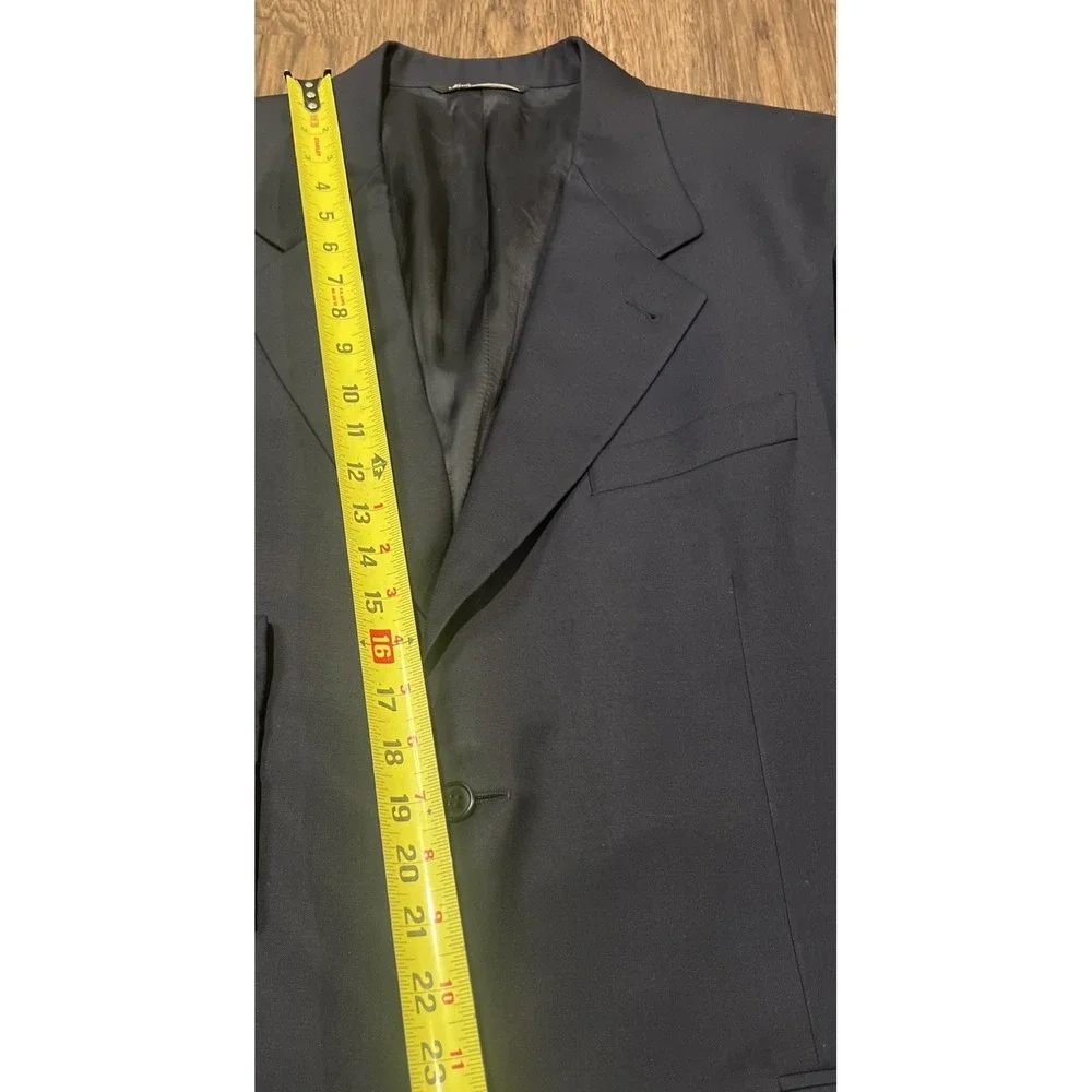 CANALI Proposta Wool Navy Blue Sport Coat Mens Size 54L EU Made In Italy